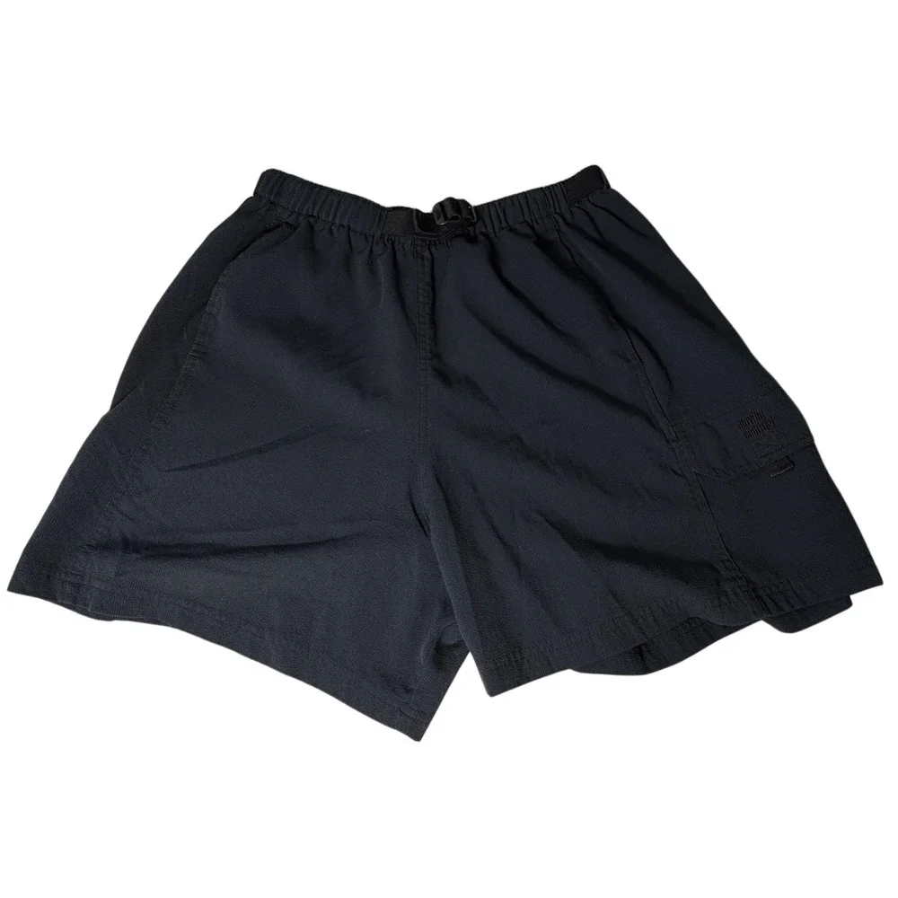 Vintage Moving Comfort Gorpcore Cargo Shorts‎ Black Size M
